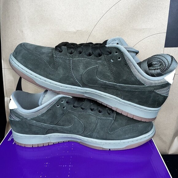 NEW Nike SB Dunk Low Pro B Suede “Sequoia” Green HJ0367-301 Men Size 9.5 main image 5